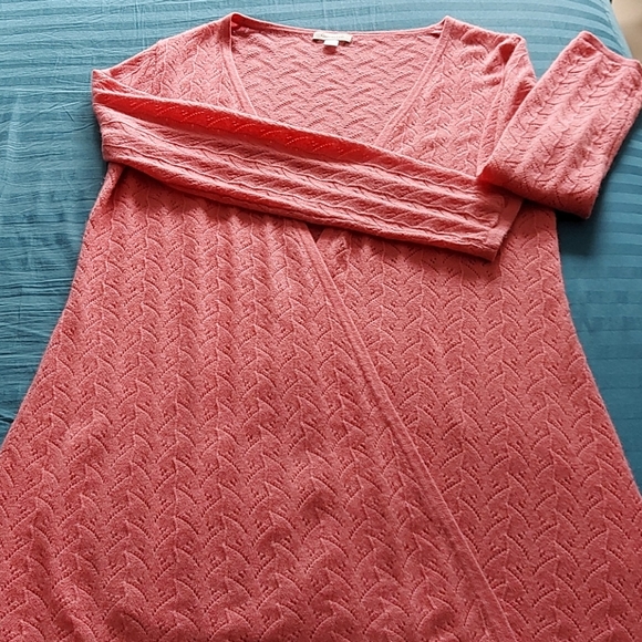 Garnet Hill lacey cashmere cardigan - Picture 12 of 15